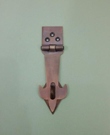 Brass Door Lock Item Q.007C size long 120 mm. wide 30 mm.