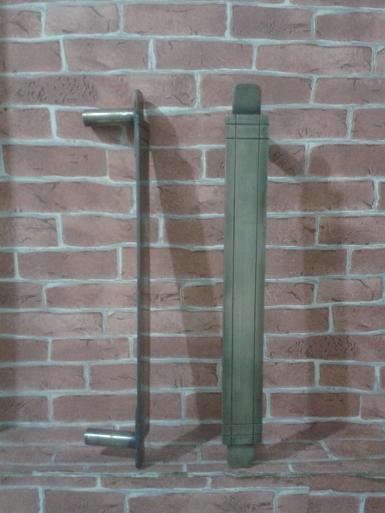 Brass Door Handle Item code MDH001 size 4450 mm.wide 40 mm.