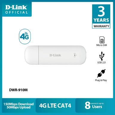 D-LINK DWR-910M 4G LTE Wi-Fi Modem/Router