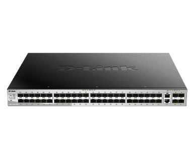 D-LINK DGS-3130-54S 54-Port Lite Layer 3 Stackable Managed Gigabit Fiber Switch