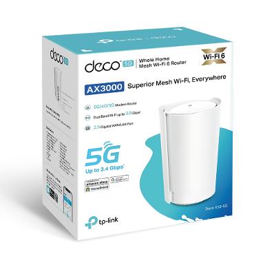 TP-LINK Deco X50-5G 5G AX3000 Whole Home Mesh WiFi 6 Gateway