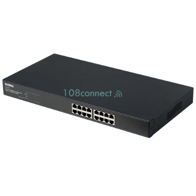 EDIMAX ES-5816P 16 Ports 10/100Mbps Rack-mount PoE Web Smart Fast Ethernet Switch