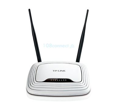 TP-LINK TL-WR841N N300 Wireless-N Router, 1WAN, 4LAN 10/100, 2 5dBi Antennas