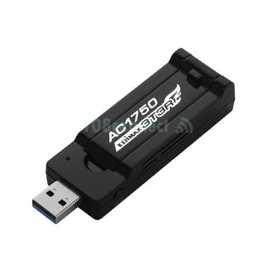 EDIMAX EW-7833UAC AC1750 Dual-Band Wi-Fi USB 3.0 Adapter with 180-degree Adjustable Antenna