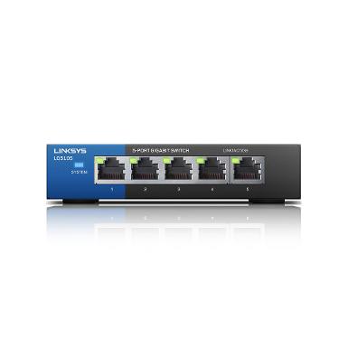 LINKSYS LGS105 5-Port Desktop Gigabit Switch