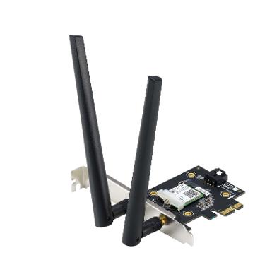 ASUS PCE-AX3000 AX3000 DUAL BAND PCI-E WiFi 6 (802.11ax) SUPPORTING 160MHz., BLUETOOTH 5.0