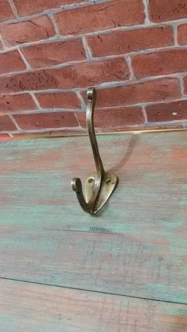 Brass Hook Item Code U.076A size base 30 x 42 mm.long 90 mm.deep 45 mm.