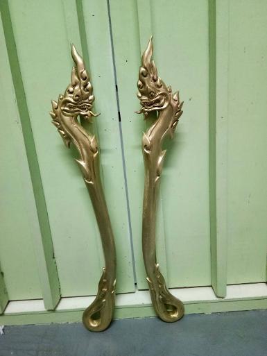 Nagas Handle brass material item code NAG18 Price/set size long 600 mm.