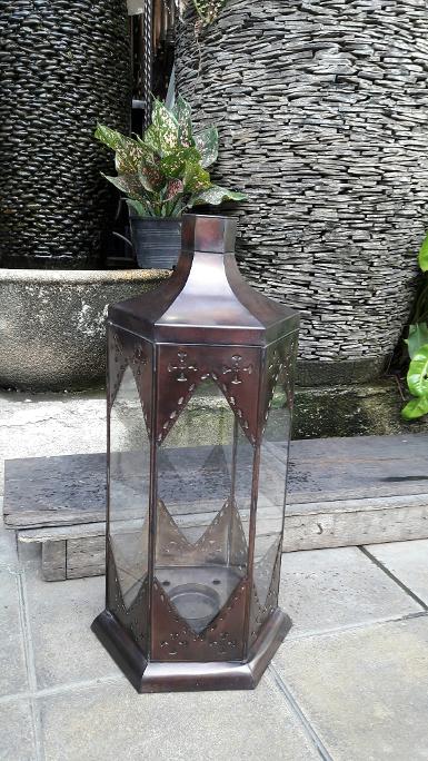 Morocco Lamp brass Item Code MRC18W size high 60 cm. wide 30 cm..